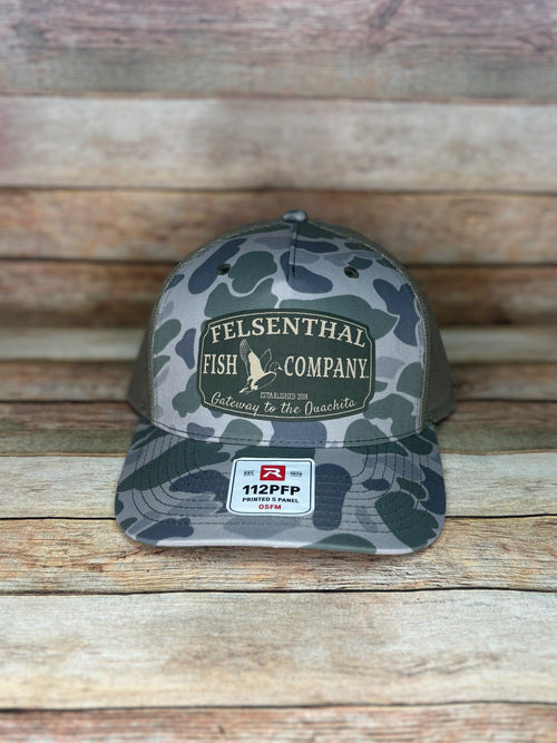 112 Hat Green Duck Camo