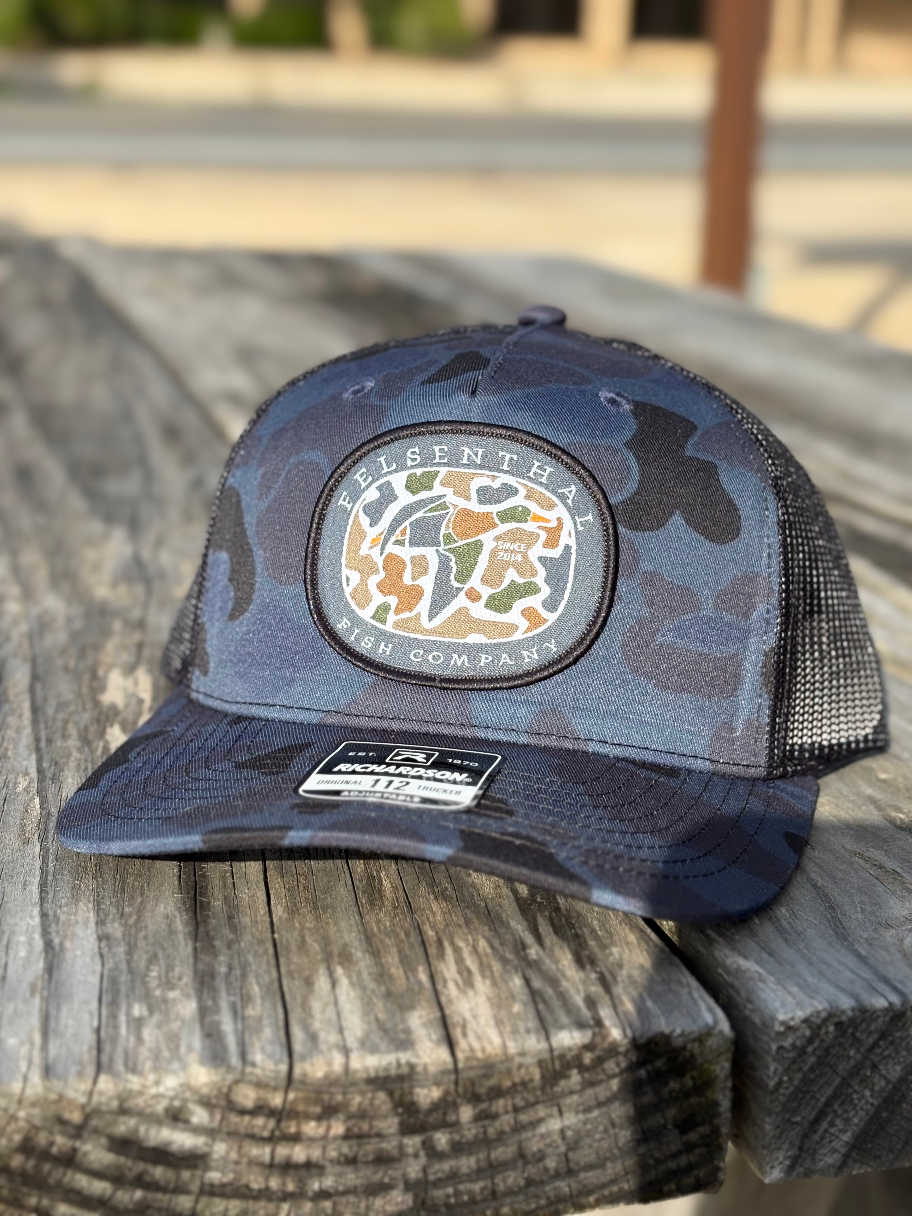 Richardson 112 Navy Duck Camo Hat
