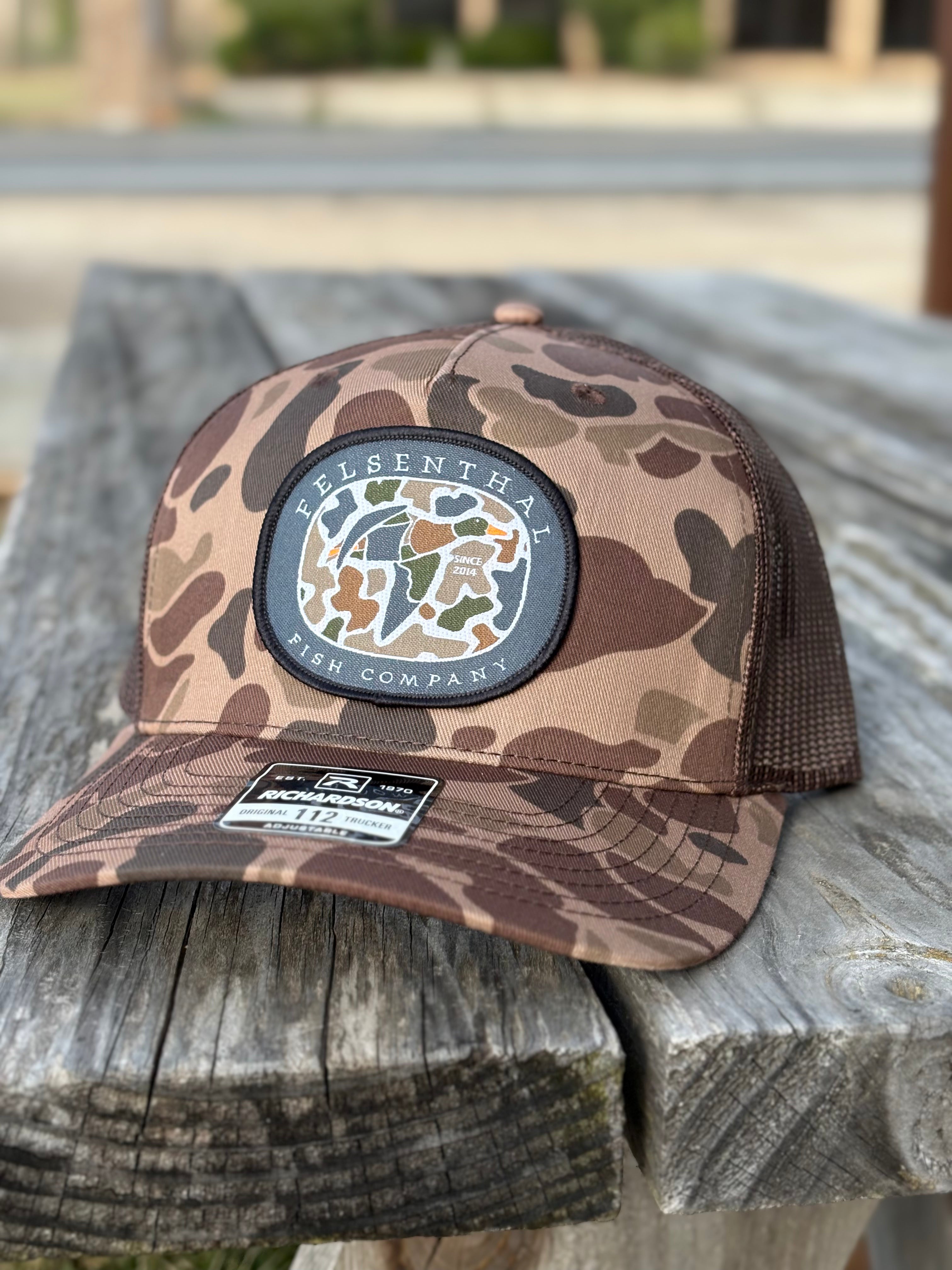Richardson 112 Brown Duck Camo Hat