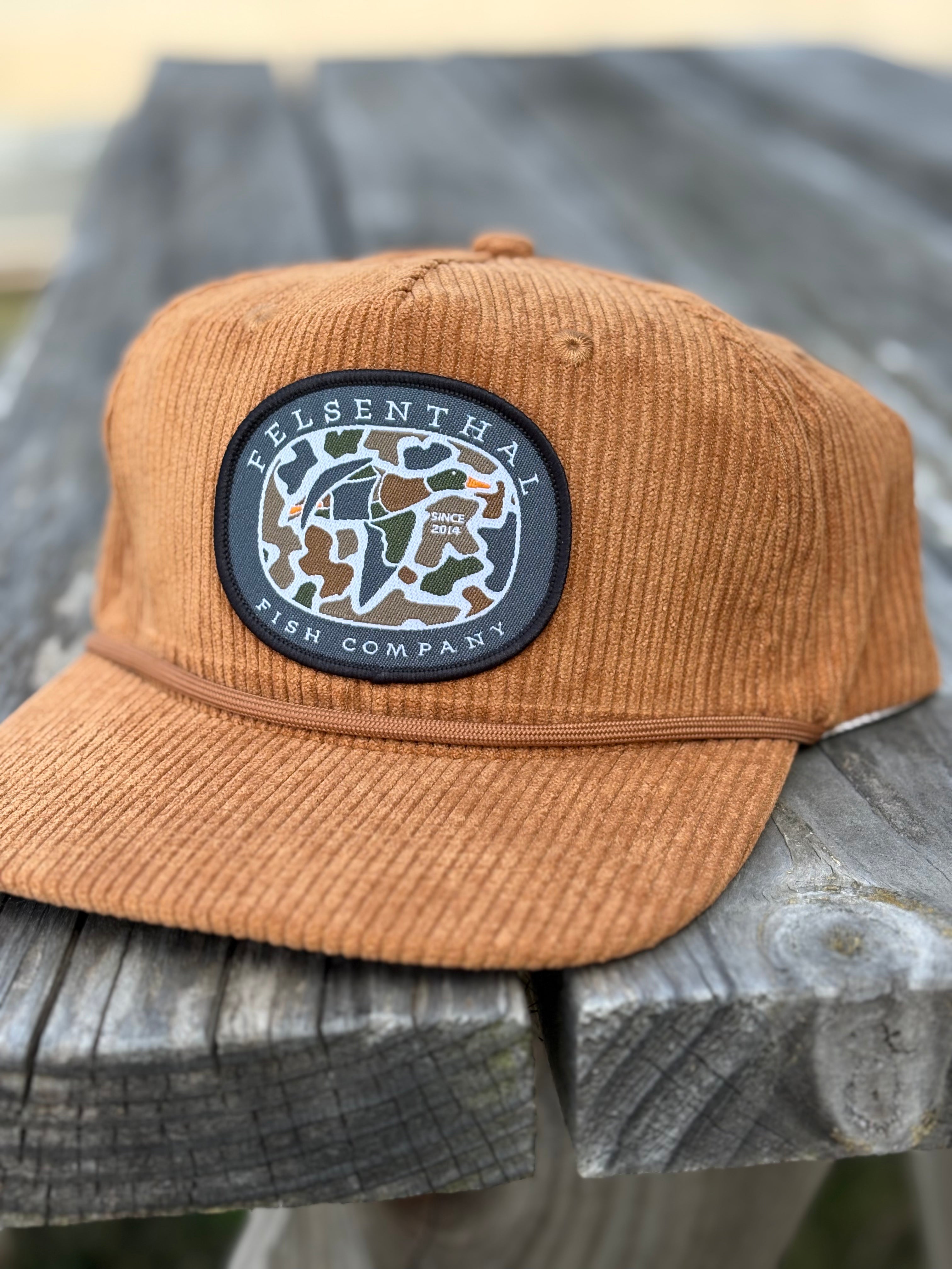 Lost Hat Co. Caramel Corduroy Goat Rope Hat