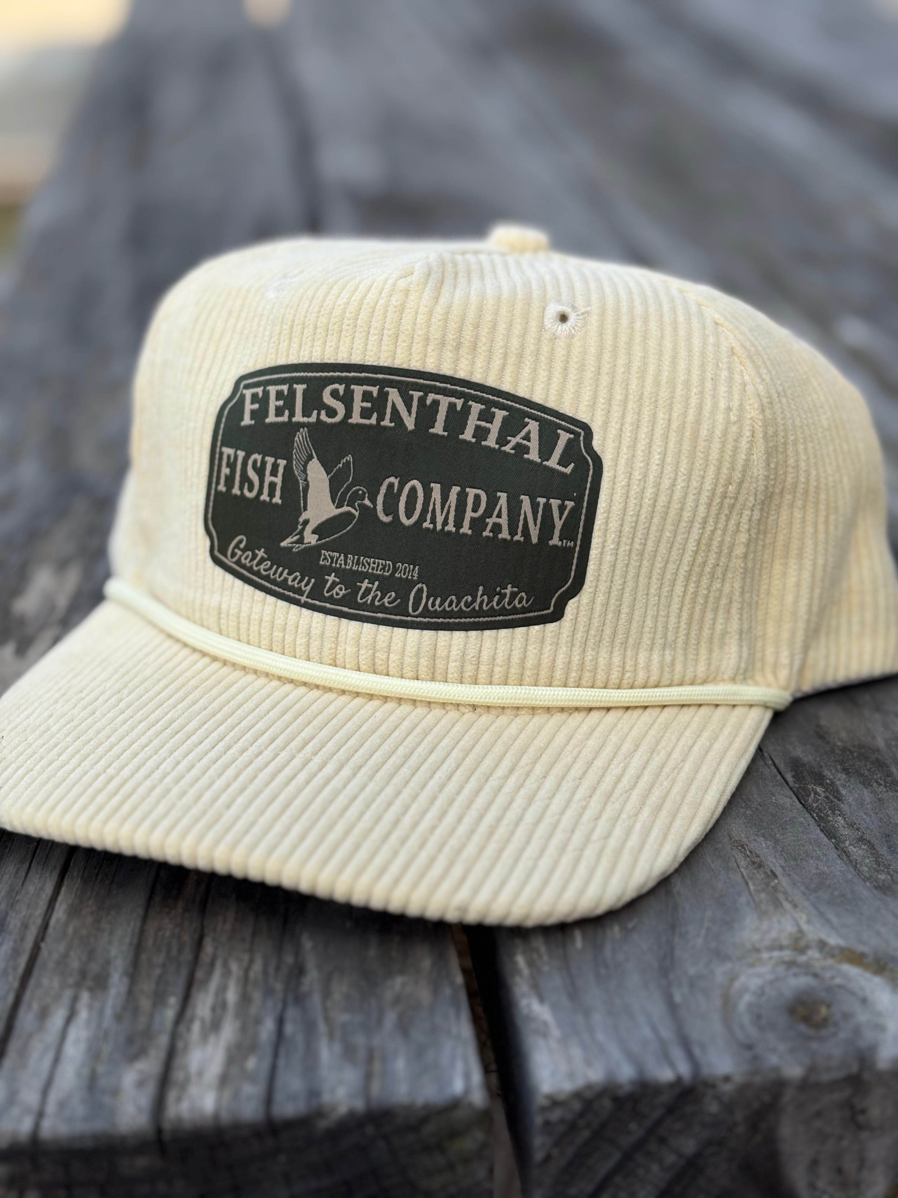 Lost Hat Co. Cream Corduroy Goat Rope Hat