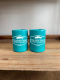 Old School Teal Foam Can Hugger