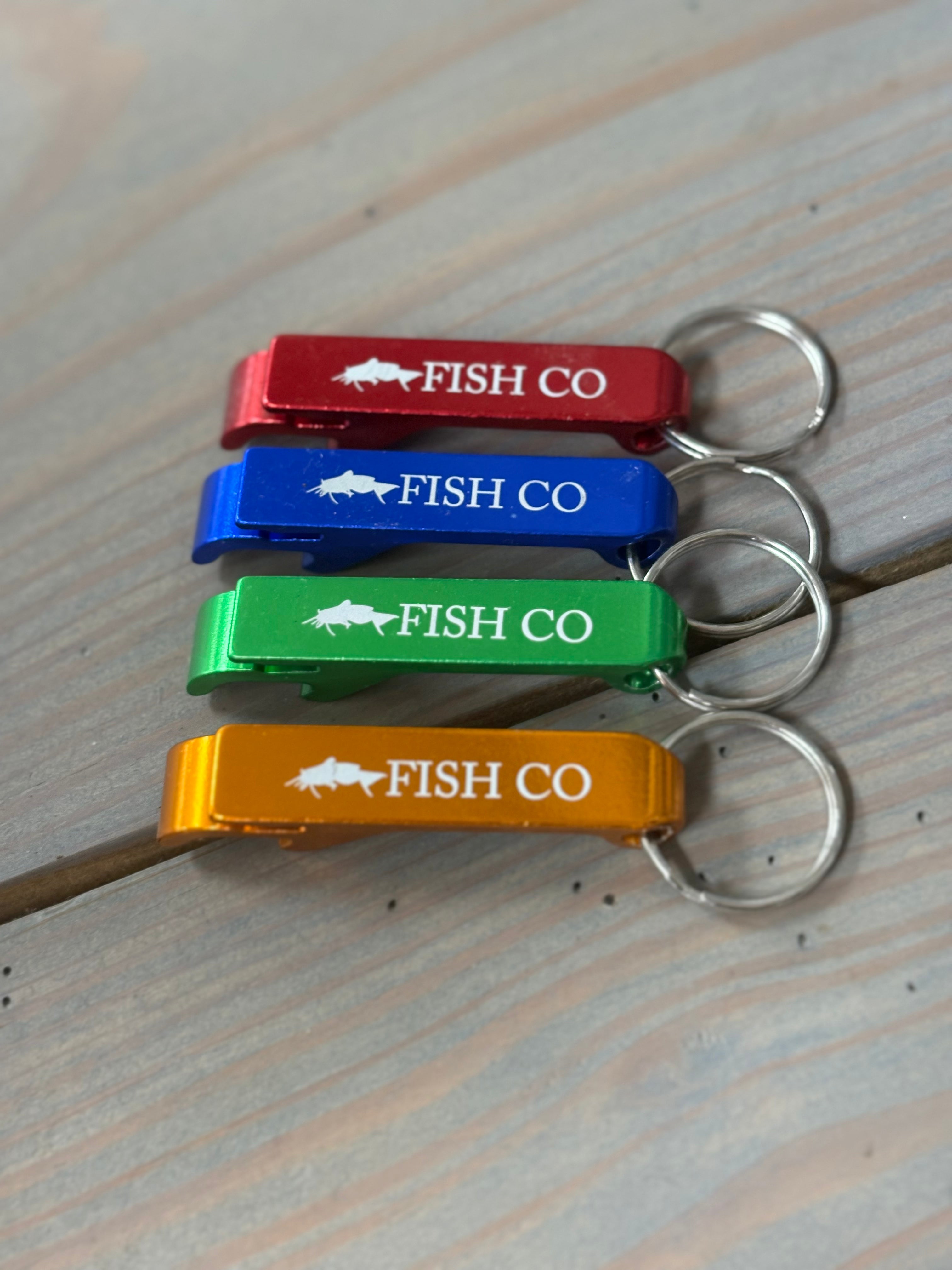 Fish Company Bottle Opener Key Chain