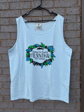 Powder Blue Company Tank (Floral)